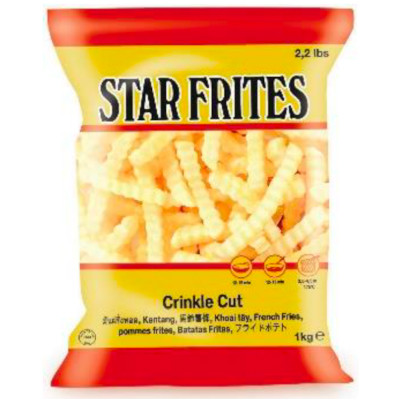 Star Frites 12mm Crinkle Cut French Fries